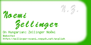 noemi zellinger business card